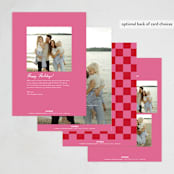 "Everything" - Holiday Cards in Strawberry by Jennifer Lew - Back of Card Options
