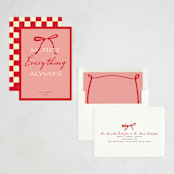 "Everything" - Holiday Cards in Rose by Jennifer Lew - Assembled