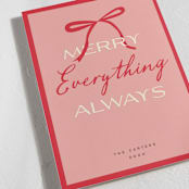 "Everything" - Holiday Cards in Rose by Jennifer Lew - Detail