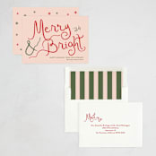 "winter bright" - Holiday Cards in Candied Grapefruit by Megan Davis - Assembled