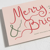 "winter bright" - Holiday Cards in Candied Grapefruit by Megan Davis - Detail