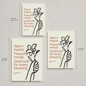 "Offering" - Holiday Cards in Cinnamon by Annie Clark - Formats Available