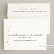 "City Sidewalks" - Holiday Cards in Crimson by Susan Moyal - FREE Recipient Addressing