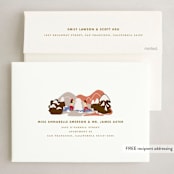 "Snow Angel" - Holiday Cards in Fawn by Jennifer Lew - FREE Recipient Addressing