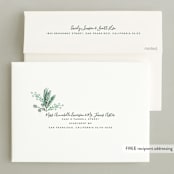 "Forest Ornaments" - Holiday Cards in Snow by Jennifer Holbrook - FREE Recipient Addressing