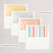 "Jolly Xmas Tree" - Holiday Cards in Wintermint by Jean Choe Art and Design - Envelope Liners