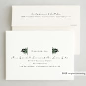 "Heaven And Nature" - Holiday Cards in Jet by Corinne Malesic - FREE Recipient Addressing