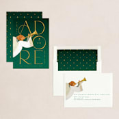 "Adore Him" - Holiday Cards in Celestial by Ana de Sousa - Assembled