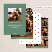 "sweet home" - Holiday Cards in Wintermint by Ana de Sousa - Back of Card Options