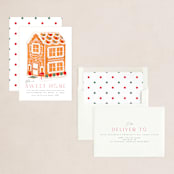 "sweet home" - Holiday Cards in Wintermint by Ana de Sousa - Assembled