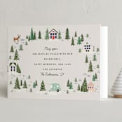 "Holiday Adventure" - Holiday Cards in Tinsel by Hannah Williams - Folded Card