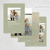 "Peace Dove" - Holiday Cards in Twilight by Creo Study - Back of Card Options