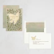 "Peace Dove" - Holiday Cards in Twilight by Creo Study - Assembled