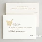 "Peace Dove" - Holiday Cards in Twilight by Creo Study - FREE Recipient Addressing