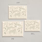 "Woodland Folk" - Holiday Cards in Sage by Hannah Williams - Formats Available
