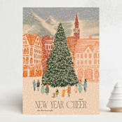 "gathering" - Holiday Cards in Cider by Jenna Holcomb - Front