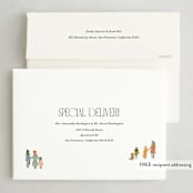 "gathering" - Holiday Cards in Cider by Jenna Holcomb - FREE Recipient Addressing