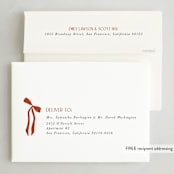 "Christmas tree" - Holiday Cards in Berry by Maja Cunningham - FREE Recipient Addressing