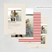 "Nutcracker Tree" - Holiday Cards in Caramel by Teju Reval - Back of Card Options