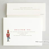 "Nutcracker Tree" - Holiday Cards in Caramel by Teju Reval - FREE Recipient Addressing