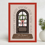 "Home" - Holiday Cards in Holly by Erin L. Wilson - Front