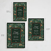 "Deer Forest" - Holiday Cards in Forest by Elly - Formats Available