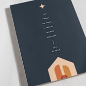 "Boho Blessings" - Holiday Cards in Midnight by Ekko Studio - Detail