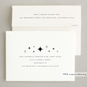 "Boho Blessings" - Holiday Cards in Midnight by Ekko Studio - FREE Recipient Addressing