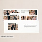 "Peace On Earth" - Holiday Cards in Evergreen by Erin German - Interior Options
