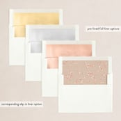 "Peace On Earth" - Holiday Cards in Evergreen by Erin German - Envelope Liners