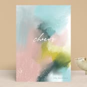 "Abstract Peace" - Holiday Cards in Winter by Lindsay Megahed - Front
