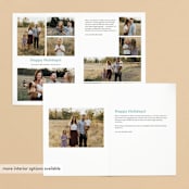 "Abstract Peace" - Holiday Cards in Winter by Lindsay Megahed - Interior Options