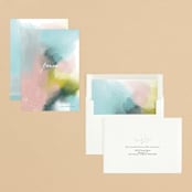 "Abstract Peace" - Holiday Cards in Winter by Lindsay Megahed - Assembled