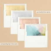 "Abstract Peace" - Holiday Cards in Winter by Lindsay Megahed - Envelope Liners