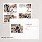 "jolly words" - Holiday Cards in Golden by Denise Malacrea - Interior Options