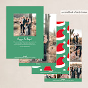 "Sending Hugs" - Holiday Cards in Pine Tree by Elly - Back of Card