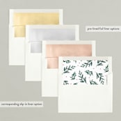 "Joyful Type" - Holiday Cards in Berry by Creo Study - Envelope Liners