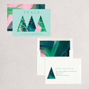 "abstract trees" - Holiday Cards in Lake by Elly - Assembled
