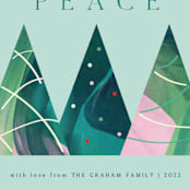 "abstract trees" - Holiday Cards in Lake by Elly - Detail