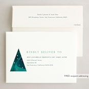 "abstract trees" - Holiday Cards in Lake by Elly - FREE Recipient Addressing
