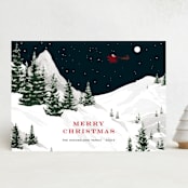 "Classic Christmas" - Holiday Cards in Candy Cane by Jennifer Lew - Front