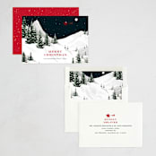 "Classic Christmas" - Holiday Cards in Candy Cane by Jennifer Lew - Assembled