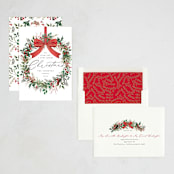 "Festive Holiday" - Holiday Cards in Snow by Susan Moyal - Assembled