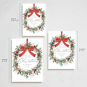"Festive Holiday" - Holiday Cards in Snow by Susan Moyal - Formats Available