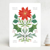 "Botanical" - Holiday Cards in Cream by Paper Raven Co. - Front