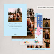 "Snow City" - Holiday Cards in Sky by Elly - Back of Card Options