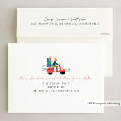 "Snow City" - Holiday Cards in Sky by Elly - FREE Recipient Addressing