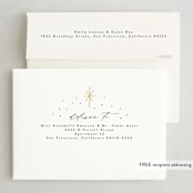 "Nativity" - Holiday Cards in Midnight by Rebecca Durflinger - FREE Recipient Addressing