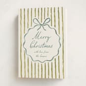 "Homestead Charm" - Holiday Cards in Cedar by Leia Matt - Folded Card