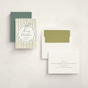 "Homestead Charm" - Holiday Cards in Cedar by Leia Matt - Assembled